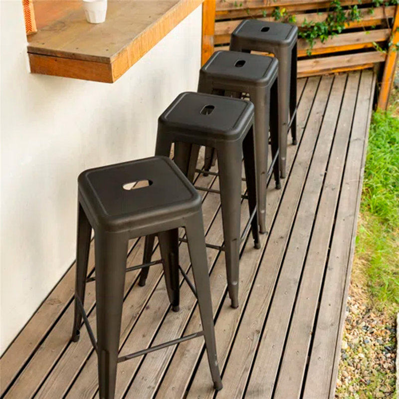 Stool, Counter Stool (26" Seat Height), Dark Gray
