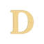 Deltana RL4E-15 4" Residential Letter E; Satin Nickel Finish-1739166486
