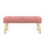Banc rembourré en velours Saichi-571719644
