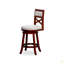 30" Bar Height X-Back Swivel Stool-643797151