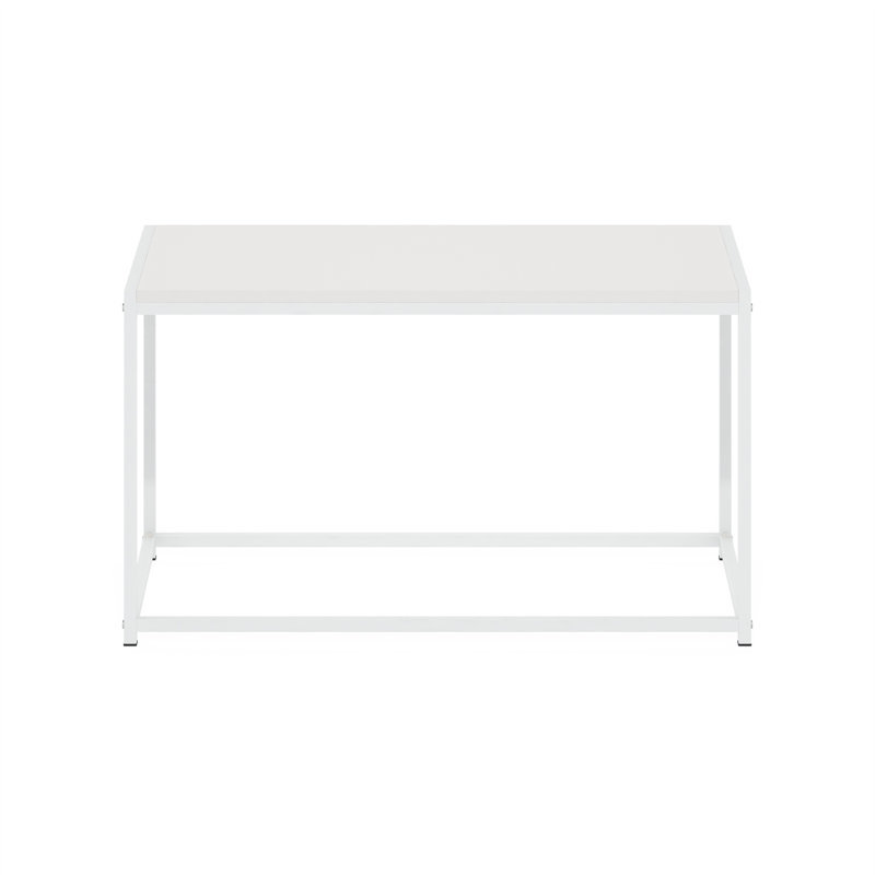 Table basse Glenva, Blanc, Blanc