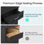 Commode double 9 tiroirs l 53,5 po