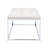 Light Oak And Chrome Coffee Table With Open Base