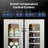 Whynter BSR-6020FDS 24 inch Built-ln Wine Fridge 20 Bottles & 60 Cans Undercounter Stainless Steel Wine Refrigerator with Digital Control, Lock, and Carbon Filter