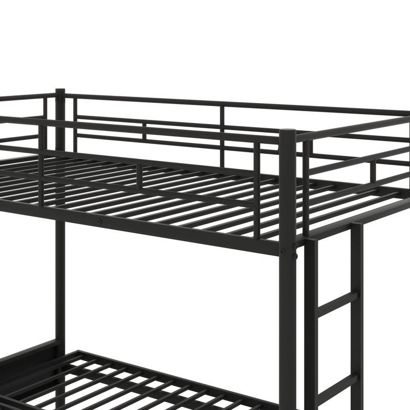 Multi-Functional Metal Bunk Bed: Twin Over Full Design