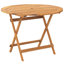 5 - Person Wood Patio Dining Set with Round Table