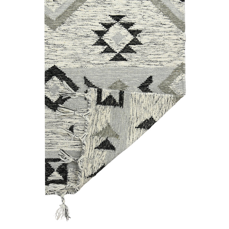 Oneil Wool Geometric Indoor Rug, Rectangle 3' x 5'