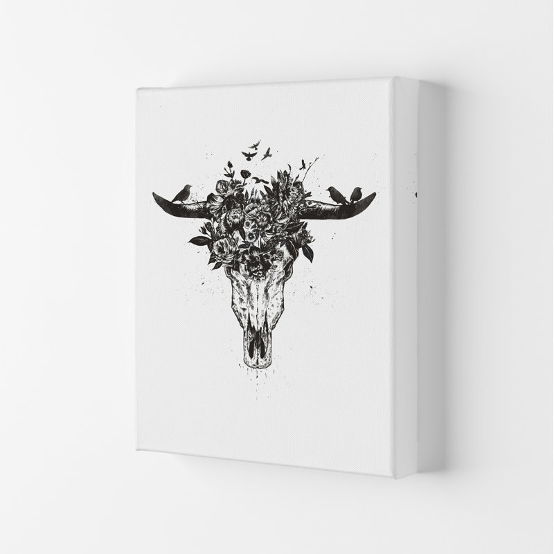 Dead Summer by Mercedes Lopes Charro - Print, 29.7cm H x 21cm W x 4cm D, Black, Wrapped Canvas