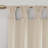 Floral Embellished Cuff Tab Top Solid Curtain Panel-1028294513-1028294512