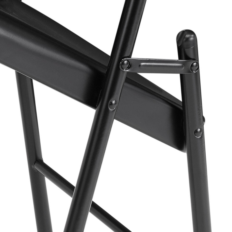 Steel Stackable Folding Chair Folding Chair Set (Set of 8)