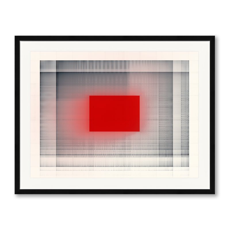 Minimal _ 14_So_39340 Wide Print by Rica Belna, Black Framed Paper, 25.25" H x 31.25" W, 19" H x 25" W