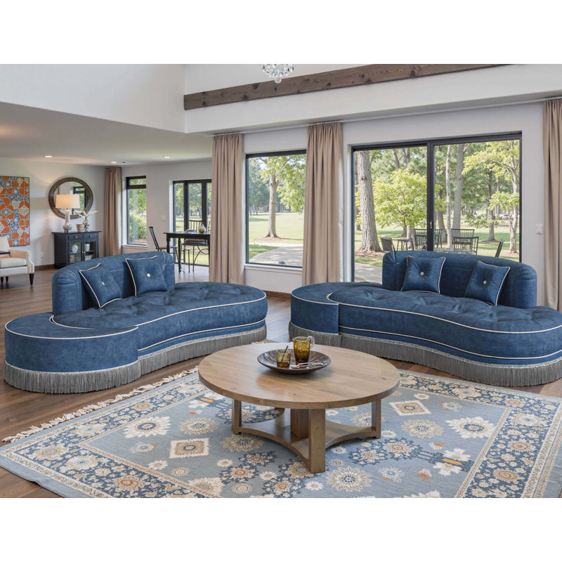 Modular Curved Sofa for the Living Room and Bedroom