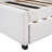Upholstered Daybed With Twin Size Trundle In Beige Linen, No Box Spring, Space Management Linen Collapsible Trundle, Spring