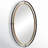 Henning Metal Oval Wall Mirror