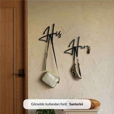 His / Hers Metal Wall Hanger M2