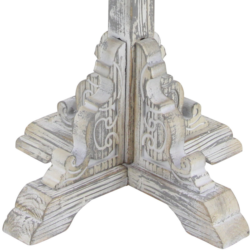 Chadwin Solid Wood Top End Table, Gray