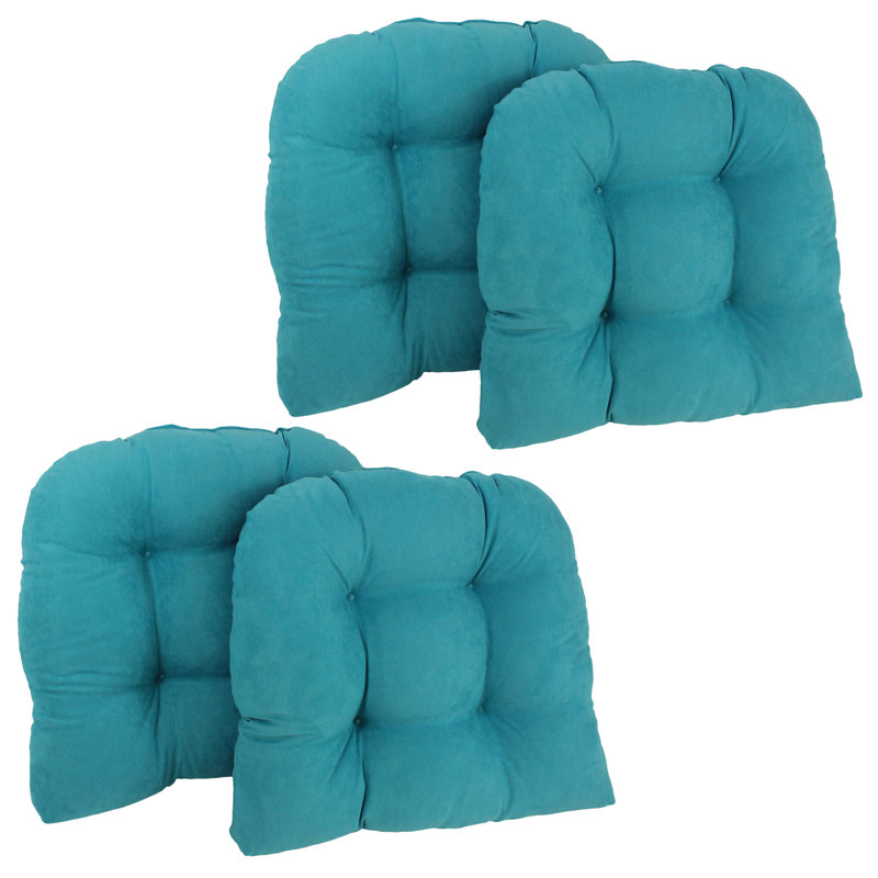 Outdoor 5'' Seat Cushion, Aqua Blue