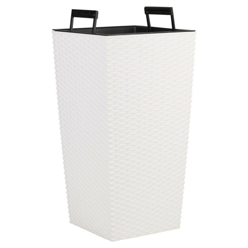 Kylie Pot Planter, White, 38cm H x 20cm W
