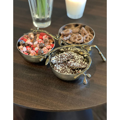 Desserte à trois bols