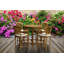 Bauman Outdoor Teak Bar Stool