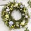 TRIXES Easter Wreath | Seasonal Door Decoration with Pastel Eggs and Spring Florals | Angelian