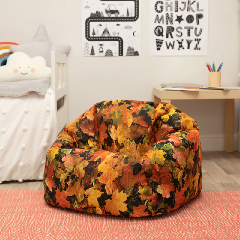 Icon Kids Polyester Outdoor Friendly Refillable Bean Bag Chair & Lounger