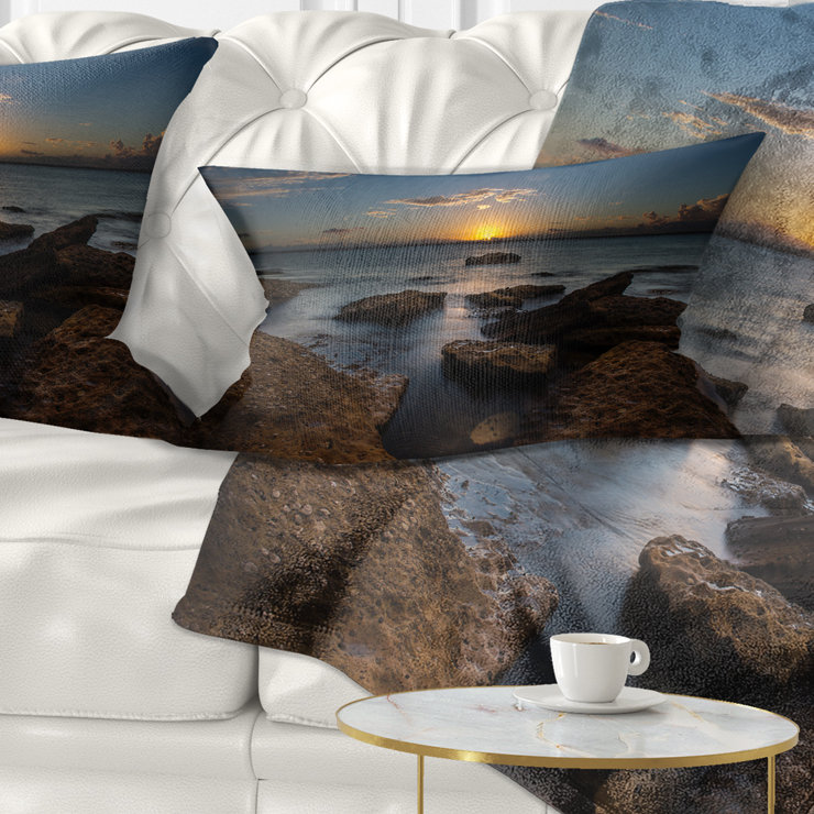 Housse et insert de coussin Rocky Sydney Beach at Sunset Seascape