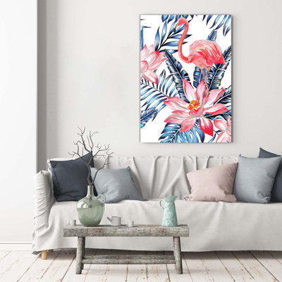 Hawaiian Flowers - Wrapped Canvas Print