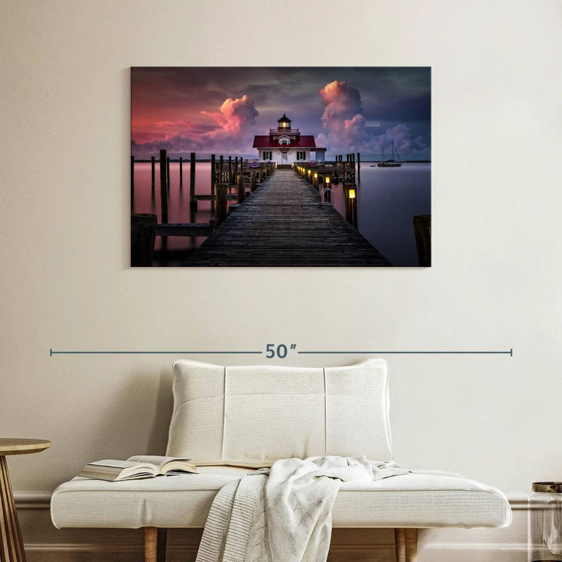 Aletra Manteo Lighthouse, 26" H x 39" W