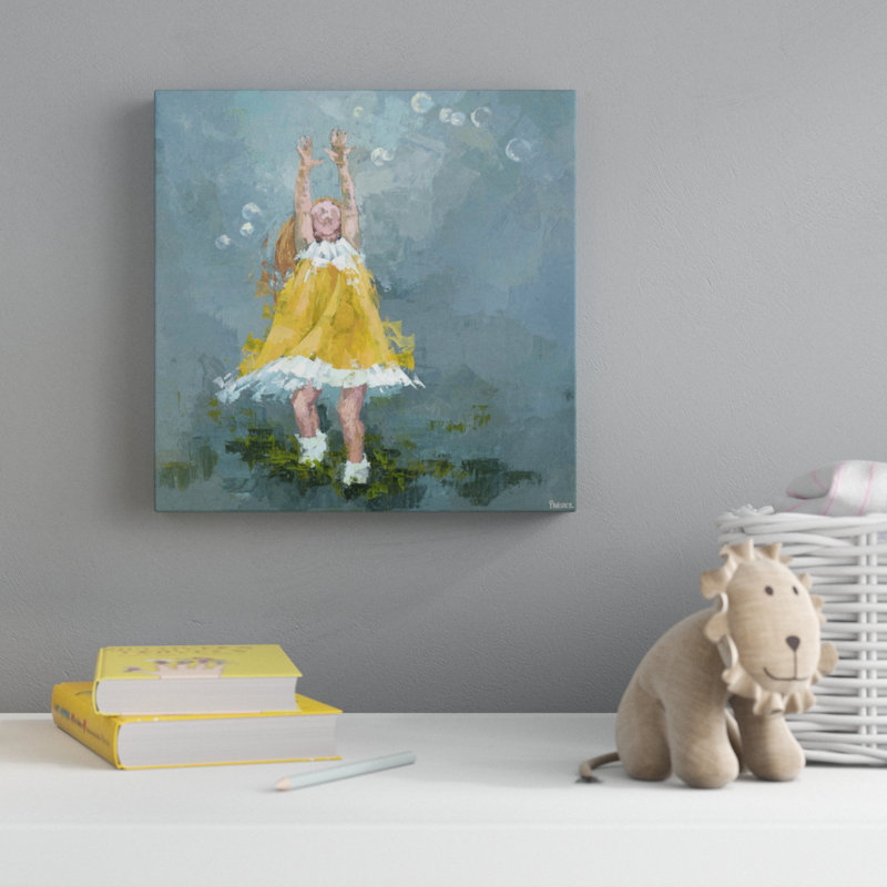 "" -peinture sur toile tendue Belpre, H 12 po x l 12 po x P 1,5 po