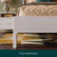 Base de lit avec tête de lit Vivian DELUXE - bois d'acacia-797625062-775379059
