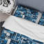 Ensemble de housse de couette en microfibre Urban Cobalt-847797922