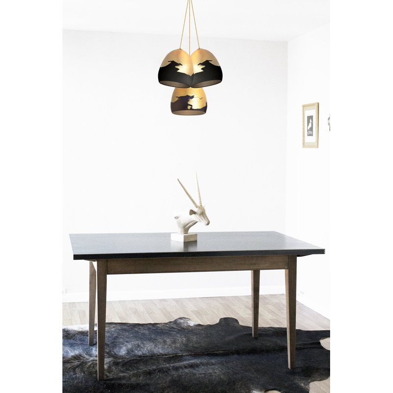 Ombre 3 - Light Pendant, 48" H x 18" W x 18" D