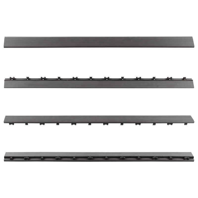 36'' L x 2'' W Composite Interlocking Deck Side Trim, Westminster Gray