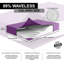 Matelas pour lit d'eau rigide sans ondulation 99% avec support avancé pour la réduction des mouvements et le soulagement de la pression, cadre non inclus, grand-97514985