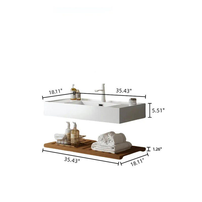 Meuble-lavabo 36 po avec lavabo vasque