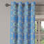 Rideau décoratif à 2 panneaux avec œillets East Urban Home, 50 po x 72 po, bleu turquoise, East Urban Home-1365487845