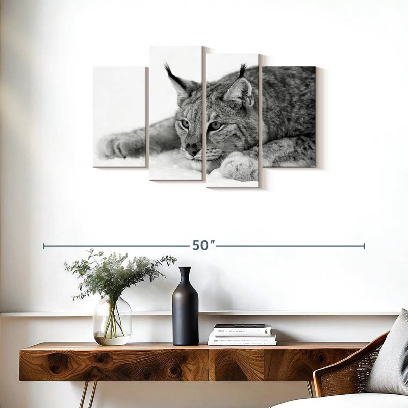 Brampt Lynx BW, 22" H x 36" W