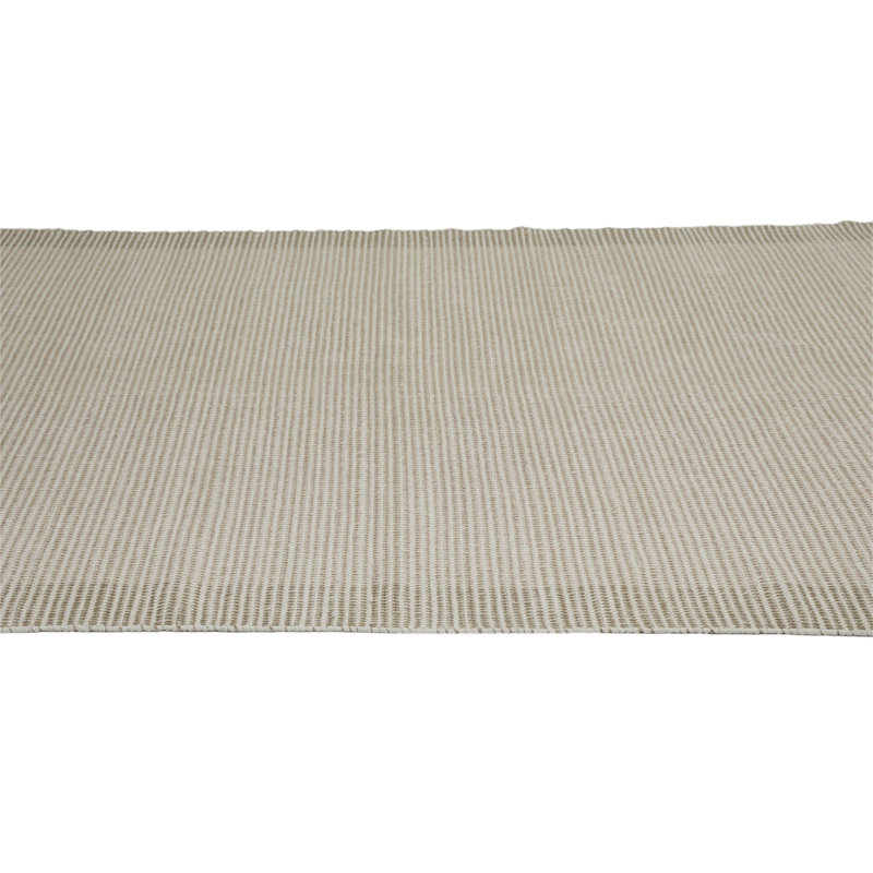 Modern Townhouse Flatweave Cotton Area Rug, Runner 2'6" x 8'