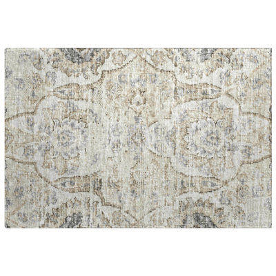 Premium Machine Washable Dream Shag ADS95 Ornate Rug