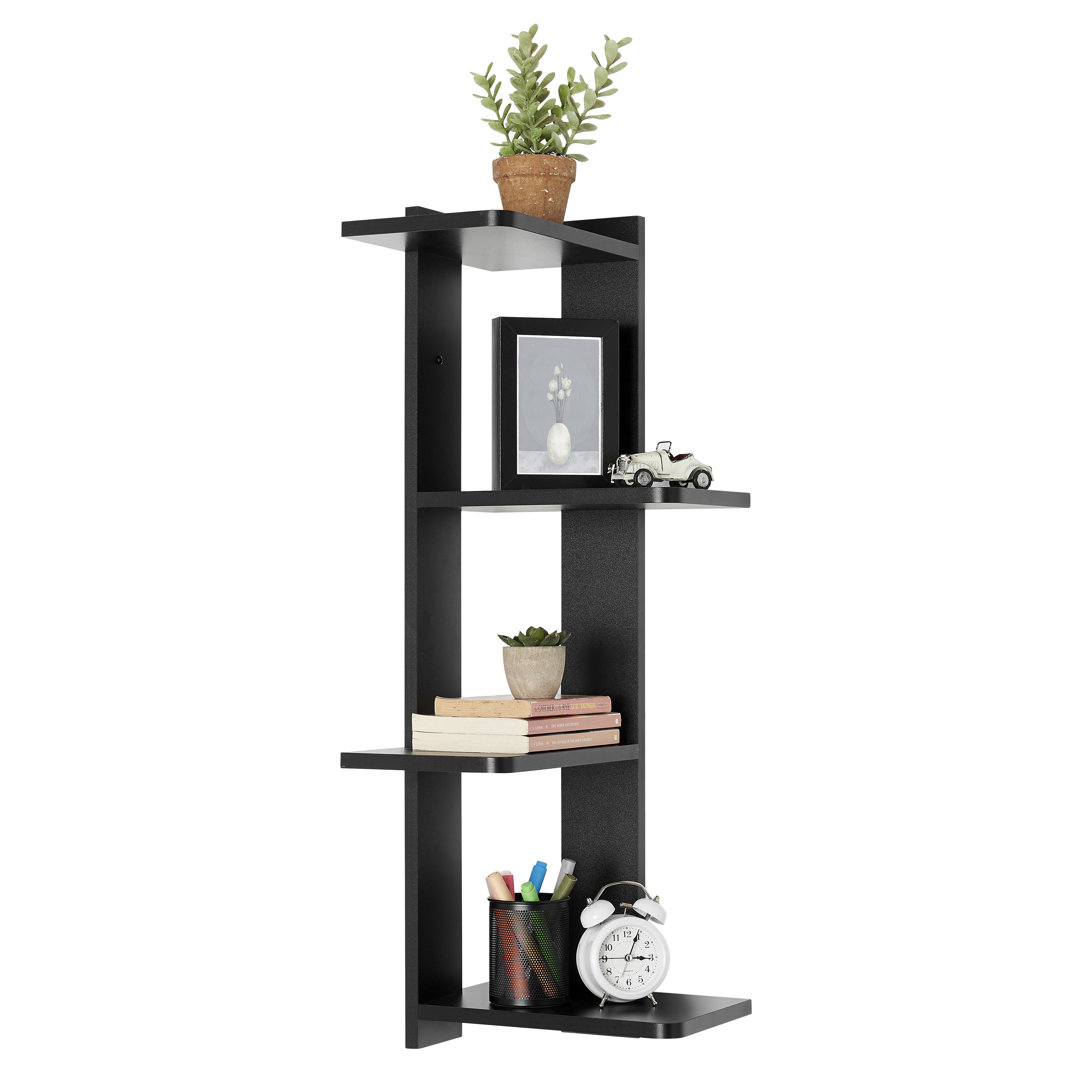 Ashauria 4-Tier Corner Floating Shelf Ebern Designs 