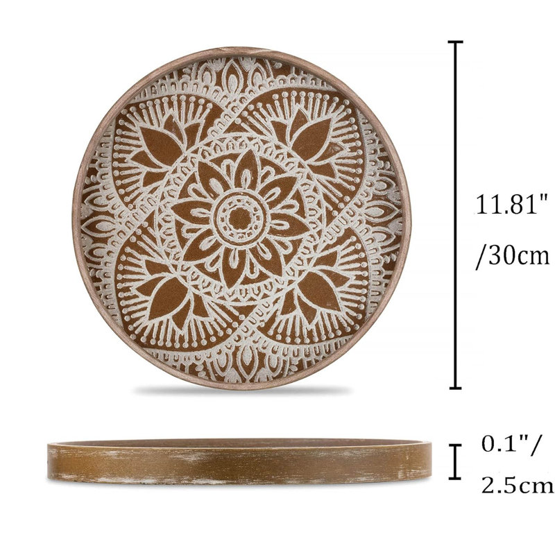 Tray, Vintage Brown