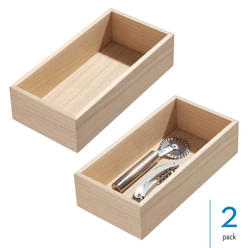 Ensemble de 2 tiroirs de cuisine iDesign Paulownia