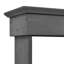 Banc de rempotage en bois de 66 po pour la cour, gris, avec rangement fonctionnel et espace de travail extérieur en bois massif