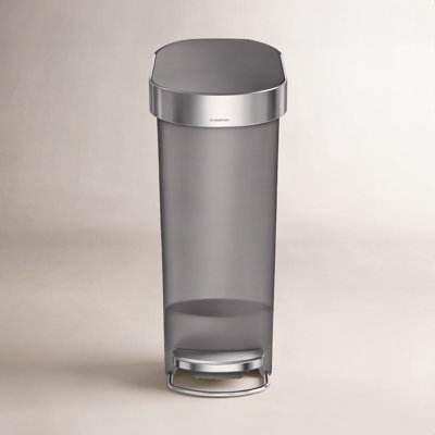 simplehuman 10.6gal Slim Step-On Trash Can