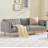 78'' Fabric Futon Sofa Bed,sofa,couch-389333038
