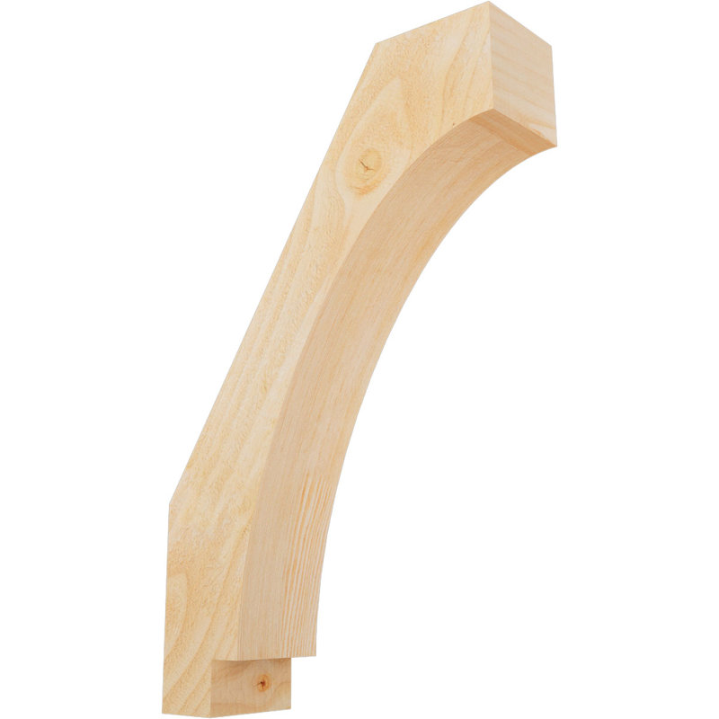 Attelle impériale du genou, Sapin de Douglas, H 22 po x l 4 po x P 14 po, Brute