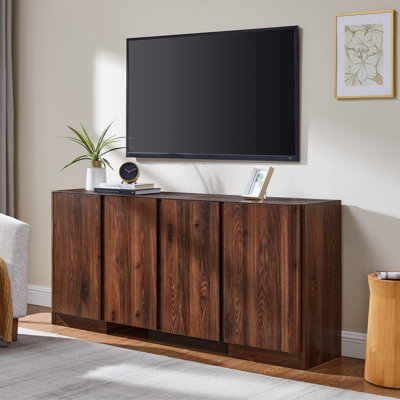 65" TV Stand for TVs up to 75" with Storage and Shelves