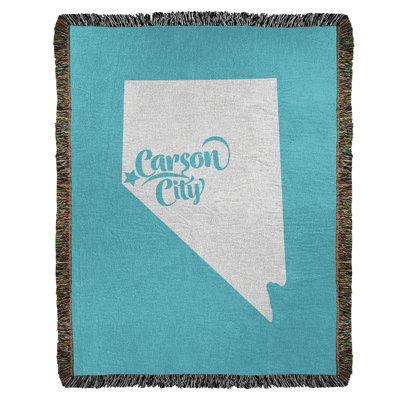 Jeté en coton tissé carson city nevada