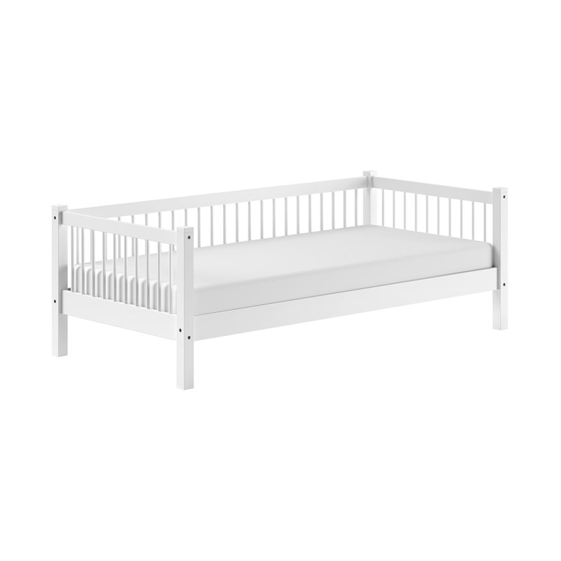 FORREST Buche bunk bed with LF 90x200 cm, incl. slatted frame, solid white beech